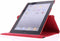 Tablet Hoes Geschikt voor iPad 2 (2011) 9.7 inch /iPad 3 (2012) 9.7 inch / iPad 4 (2012) 9.7 inch - 360° Draaibare Bookcase - Rood