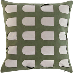 Kussen Home Esprit Wit Groen 45 X 10 X 45 Cm