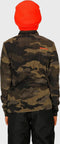 Brunotti Stewart-JR - Fleece - Camouflage met kinbescherming - Grijs - Maat 176