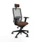 Bureaustoel Piqueras y Crespo 2D066G2 Donkerbruin