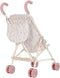 Little Dutch Poppenbuggy - Flowers & Butterflies - Inklapbaar lichtgewicht - Roze
