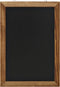Europel krijtbord - houten lijst – muurdecoratie – tekenbord - A2 - 42x60cm