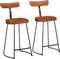 vidaXL - Barkrukken - 2 - st - 49x43x88 - cm - massief - mangohout