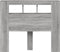 Hoofdeinde met LED 120x18,5x103,5 cm bewerkt hout grijs sonoma