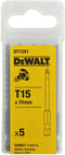 DeWalt DT7291-QZ - Schroefbits TX15 - Extra Grip - 50mm (5 stuks)
