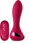 Dream Toys - Opblaasbare anaalvibrator Isabella met afstandsbediening - Rood