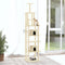 vidaXL - Kattenmeubel - met - sisal - krabpalen - 216 - cm - crèmekleurig