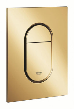 GROHE Arena Cosmopolitan S - Bedieningspaneel Toilet - Dual Flush - Cool sunrise (glanzend goud) - Slank formaat