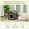 PawHut Katzenhaus mit weichem Kissen D30-630V00