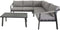 Lesli Living Loungehoekset Belgium - Hoekloungeset - Aluminium frame - Antraciet