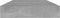vidaXL - Wandschappen - 4 - st - 80x10x1,5 - cm - bewerkt - hout - betongrijs
