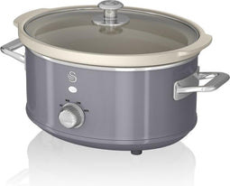 Swan Retro 3.5 L Slowcooker Grijs