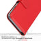 Selencia Samsung Galaxy S24 Ultra - Echt Lederen Bookcase - 3 Pashouders - Rood