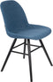 Zuiver Albert Kuip Soft Eetkamerstoelen Blauw - Set van 2