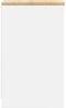 vidaXL - Garagekast - 30x51x85 - cm - massief - grenenhout - wit