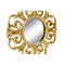 Set spiegels DKD Home Decor Kristal Gouden Wit PP 2 Stuks Modern Decapé (35 x 2 x 35 cm)