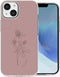 iMoshion Hoesje Geschikt voor iPhone 14 Hoesje Siliconen - iMoshion Design hoesje - Roze / Floral Pink