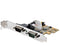 Startech.com 2-Port PCI Express - Seriële Interface Kaart - Dual Port PCIe naar RS232 (DB9) - 16C1050 UART (Low/Full Profile)