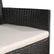 Juskys Fort Myers - Loungeset - Polyrotan - 4 zitplaatsen - Grijs/Wit