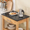 SoBuy FKW28-SCH - Keukentrolley - 1 lade 2 opbergplanken - 58 x 85 x 40 cm