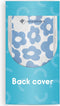 iMoshion Hoesje Geschikt voor iPhone 14 Pro Hoesje Siliconen - iMoshion Design hoesje - Blauw / Retro Blue Flowers