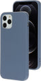 Mobiparts Apple iPhone 12/12 Pro - Back Cover - Siliconen - Grijs