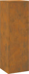 vidaXL - Buiten - Plantenstandaard - Pillar - 2 - stuks - 24x24x75 - cm - Weerbestendig - Staal