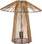 Mica Decorations Razan Tafellamp - H40xØ38 cm - Raffia - Lichtbruin