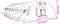 vidaXL - Tuinkas - met - stalen - frame - 60 - m² - 12x5x2,3 - m - groen