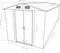 vidaXL - Tuinschuur - 257x990x181 - cm - gegalvaniseerd - staal - grijs