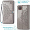 iMoshion Hoesje Geschikt voor Huawei Y5p Hoesje Met Pasjeshouder - iMoshion Mandala Bookcase - Grijs