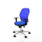 Piqueras y Crespo 1D086N0 - Bureaustoel - Verstelbare hoogte met armleuning - Blauw
