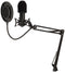Nedis GSMIC410BK - USB Streaming Boom Stand Microfoon - Cardioïde - RGB verlichting