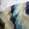 Plaid Zee en Kust Gestreept - 150x183 - Nieuw Wol - Tweedmill UK