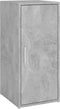 vidaXL - Schoenenkast - 32x35x70 - cm - bewerkt - hout - betongrijs