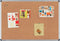 Prikbord Lega universal 45x60cm kurk retailverpakking