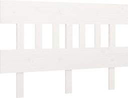 vidaXL - Hoofdbord - 138,5x3x81 - cm - massief - grenenhout - wit