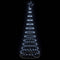 LED Kerstboom met 230 LED Koudwit 71 x 71 x 184.5 cm Metaal