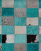 NIKFER - Laagpolig vloerkleed - Turquoise - 140 x 200 cm - Leer
