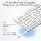 BK10 Draadloos Bluetooth-toetsenbord, Spaans QWERTY-toetsenbord, compact formaat, ergonomisch ontwer