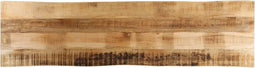 vidaXL - Tafelblad - met - natuurlijke - rand - 180x40x3,8 - cm - massief - mangohout