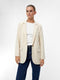Object Objsigrid L/s Blazer - Klassieke blazer - Omkeerbare hals - Zand - Maat 40