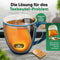 Neighbour's Friend - Gepatenteerde theemok - 325ml met zakjeshouder - Blauw geschenkverpakking