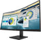 HP P34hc G4 (21Y56AA) - Curved Monitor - 3440x1440 Resolutie - Zwart