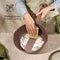 Just Perfecto JL-26 - 12 Delige Pannenset - Hittebestendige marmeren coating - Marron (12 stuks)