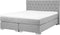 DUCHESS - Boxspring - Lichtgrijs - 160 x 200 cm - Polyester