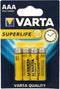 Varta Superlife - Koolzink R03/AAA - 1,5 Volt - (4 stuks)
