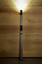Luctra Flex Design vloerlamp LED dimbaar, oplaadbare batterij voor 25 uur runtime, draagbaar, 923123, aluminium