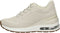 Skechers Million Air - Lage Sneakers - Normale pasvorm - Off White - Maat 41