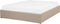 DINAN - Tweepersoonsbed - Beige - 140 x 200 cm - Polyester